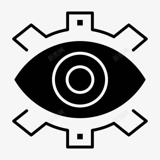 眼睛商业创意图标svg_新图网 https://ixintu.com 创意 发展 商业 生产 眼睛 观点 项目管理