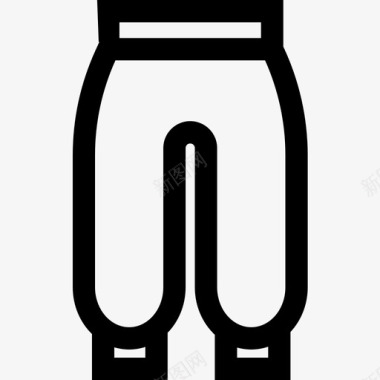 裤子嬉皮士27线性图标图标