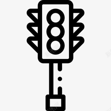 直线交通50图标图标