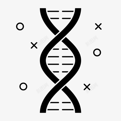 dna生物学基因图标svg_新图网 https://ixintu.com dna 医疗保健 基因 生物学 符号