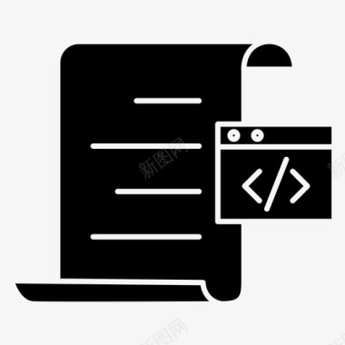 代码文件编程图标图标