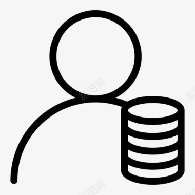 配置文件帐户数据库图标图标