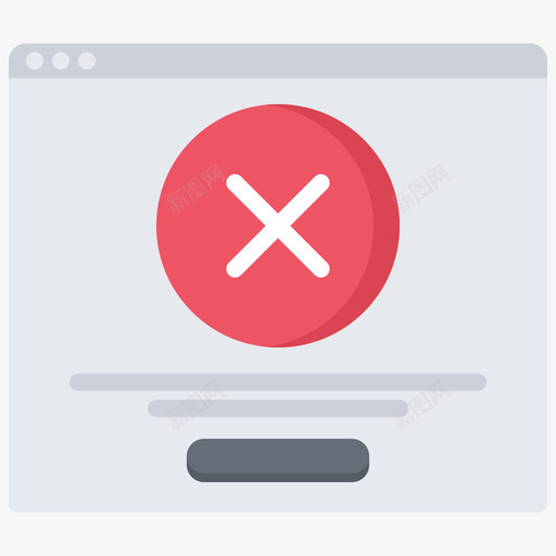 错误网站7平面图标svg_新图网 https://ixintu.com 平面 网站 错误