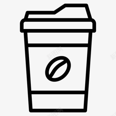 咖啡生活方式41概述图标图标