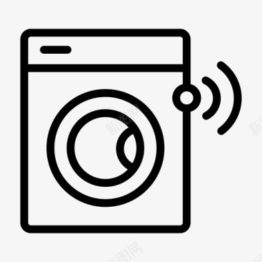 智能洗衣机洗衣机监控图标图标