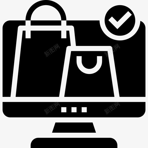 在线购物电子商务108填充图标svg_新图网 https://ixintu.com 在线购物 填充 电子商务
