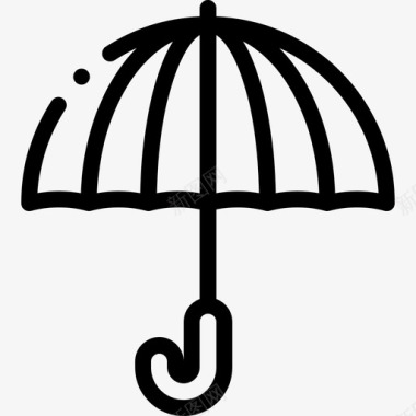 伞世界骄傲日10直线图标图标