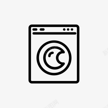 洗衣衣物干洗图标图标