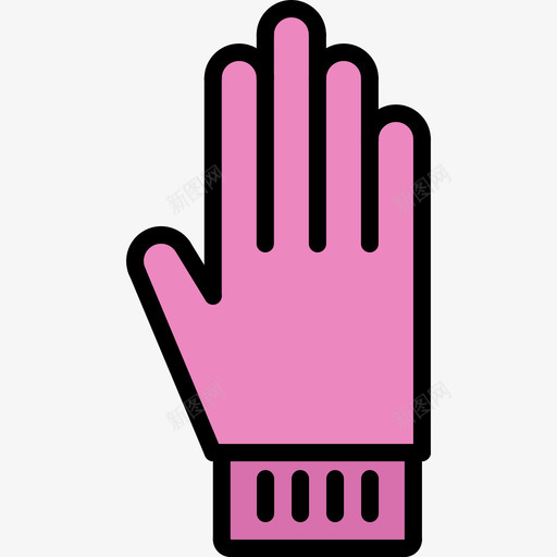 清洁手套清洁76彩色图标svg_新图网 https://ixintu.com 彩色 手套 清洁
