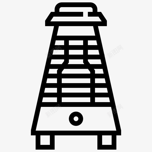 室外外部装饰暖气图标svg_新图网 https://ixintu.com 冬季 加热器 外部 室外 换线 暖气 更换 装饰