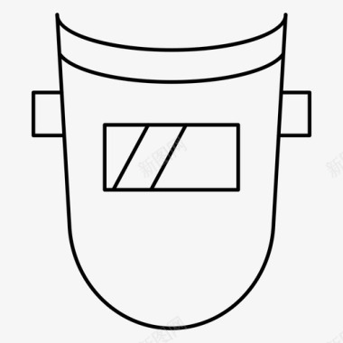 焊接面罩施工设备图标图标