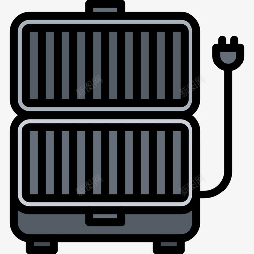 电烤架烧烤27彩色图标svg_新图网 https://ixintu.com 彩色 烤架 烧烤