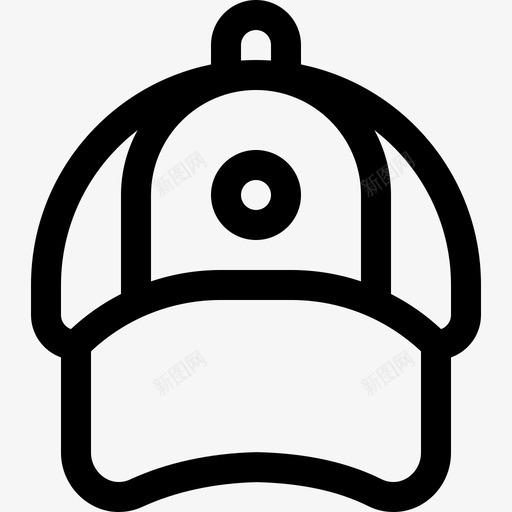 高尔夫球帽33直线型图标svg_新图网 https://ixintu.com 帽直 线型 高尔夫球