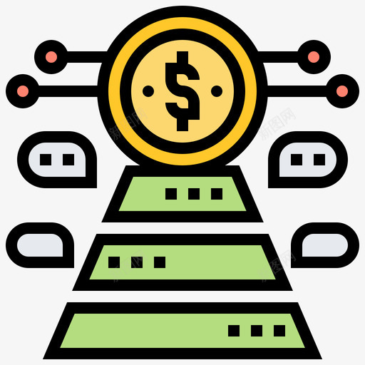 金融众筹42线性颜色图标svg_新图网 https://ixintu.com 众筹 线性 金融 颜色