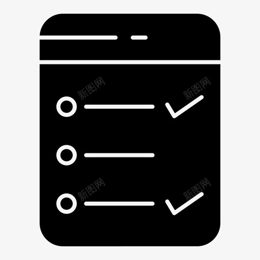 待办事项列表表单图标svg_新图网 https://ixintu.com 事项 列表 待办 表单