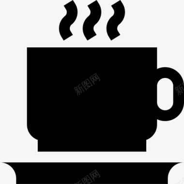 咖啡杯营销139装满图标图标