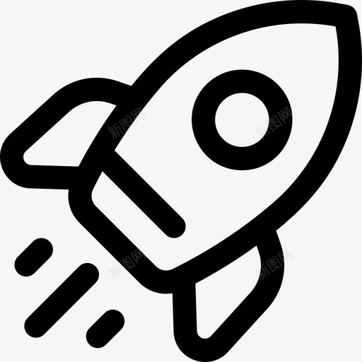 Rocket商业金融18直系图标svg_新图网 https://ixintu.com Rocket 商业 直系 金融