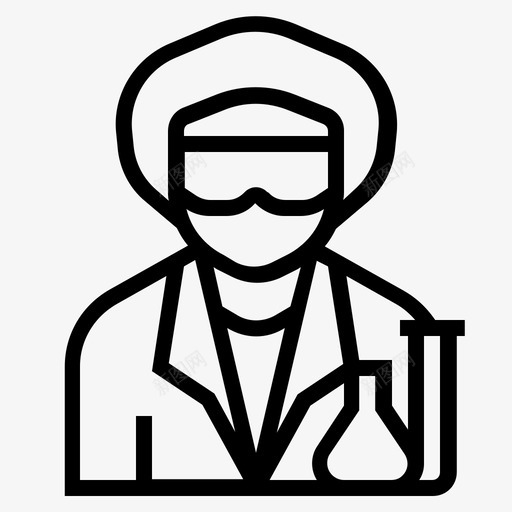 科学家工作和职业1概述图标svg_新图网 https://ixintu.com 工作 概述 科学家 职业