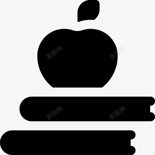 苹果教育244已填充图标svg_新图网 https://ixintu.com 填充 教育 苹果