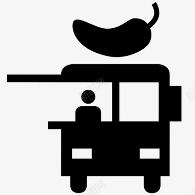 食品车快餐汉堡包图标图标