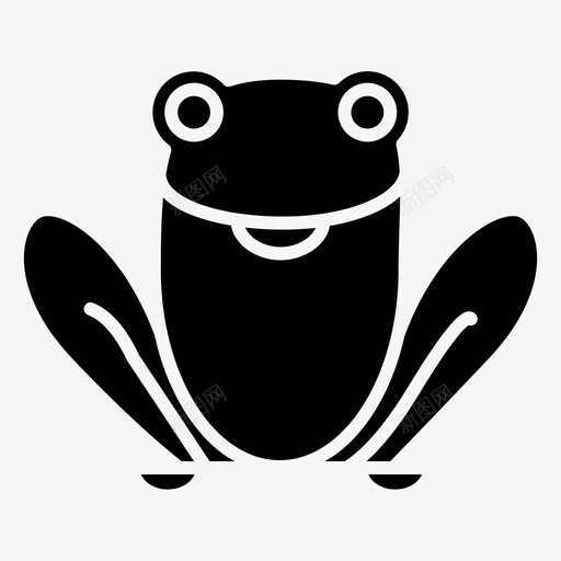 青蛙昆虫33实心图标svg_新图网 https://ixintu.com 实心 昆虫 青蛙