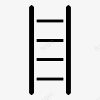 梯子修炼4实心图标图标