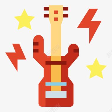 低音吉他朋克摇滚2平的图标图标