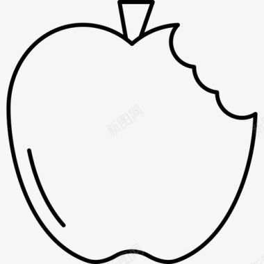 苹果咬教育图标图标