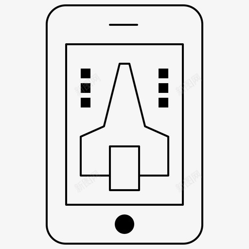 游戏手机智能手机图标svg_新图网 https://ixintu.com 手机 手机游戏 手机网 智能 游戏 界面 系列 网页