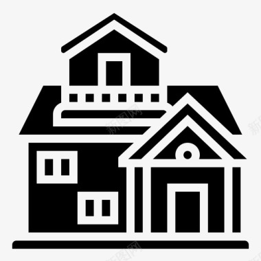 建筑工程房屋图标图标