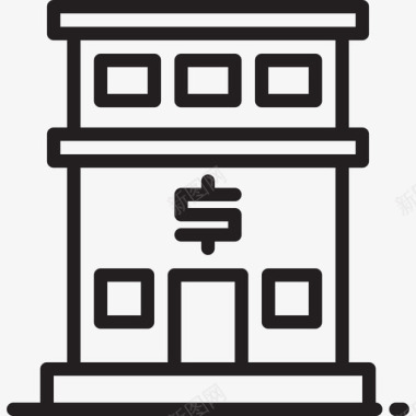 银行货币资金1线性图标图标