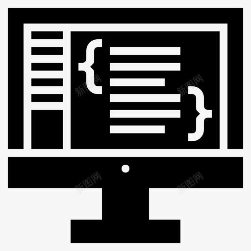 网络编程编码网页图标svg_新图网 https://ixintu.com 编码 网络编程 网页设计