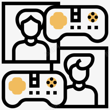 玩家对玩家电子竞技8黄影图标图标
