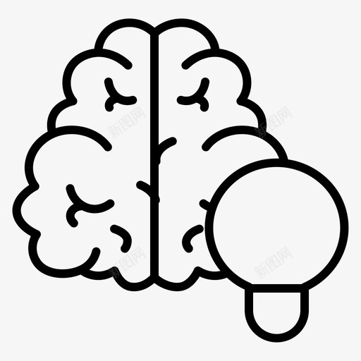 Brain学校75直系图标svg_新图网 https://ixintu.com Brain 学校 直系