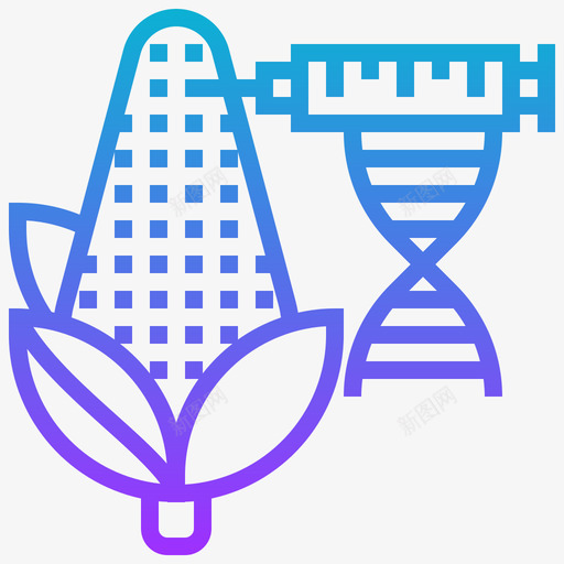 转基因生物工程22梯度图标svg_新图网 https://ixintu.com 梯度 生物工程 转基因