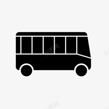巴士巴士站巴士道图标图标