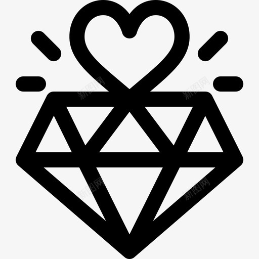 钻石名声27直系图标svg_新图网 https://ixintu.com 名声 直系 钻石