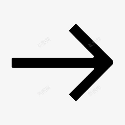 右箭头方向下一个图标svg_新图网 https://ixintu.com 下一个 共享 单线 图标 方向 箭头