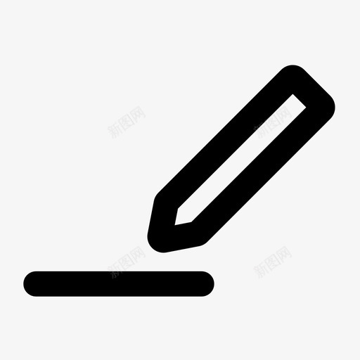 编辑写作钢笔图标svg_新图网 https://ixintu.com 写作 基本 签名 编辑 要素 钢笔 铅笔