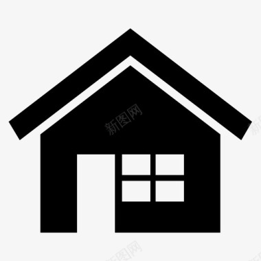 家建筑物家庭图标图标