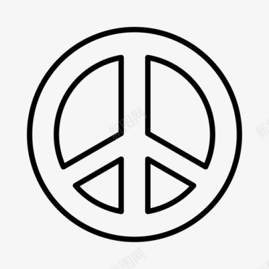 和平激进主义活动家图标图标
