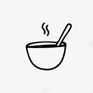 一碗汤咖啡杯子图标图标