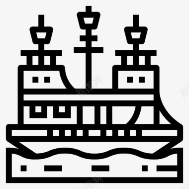 海盗船芭堤雅直系图标图标