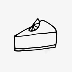 柠檬派柠檬派蛋糕芝士蛋糕图标高清图片