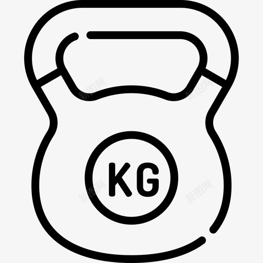 体重健康18线性图标svg_新图网 https://ixintu.com 体重 健康 线性
