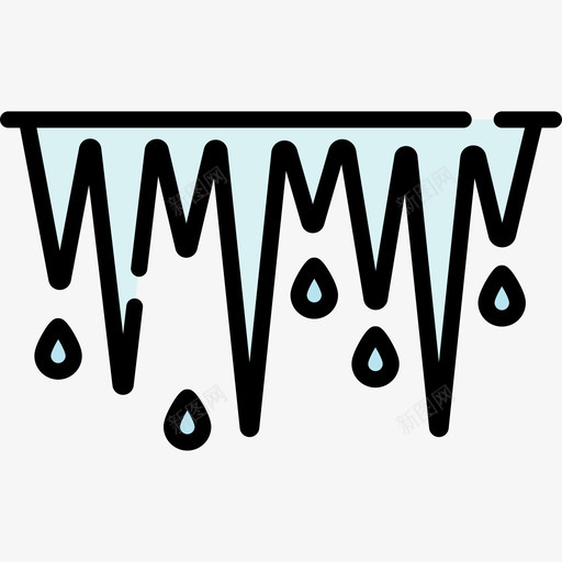 冰柱北极36线状颜色图标svg_新图网 https://ixintu.com 冰柱 北极 线状 颜色