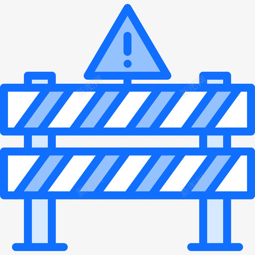 屏障建造者3蓝色图标svg_新图网 https://ixintu.com 屏障 建造者 蓝色