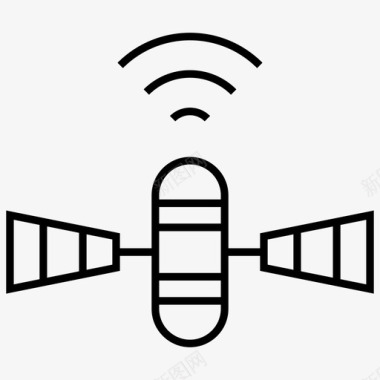 卫星连接互联网图标图标