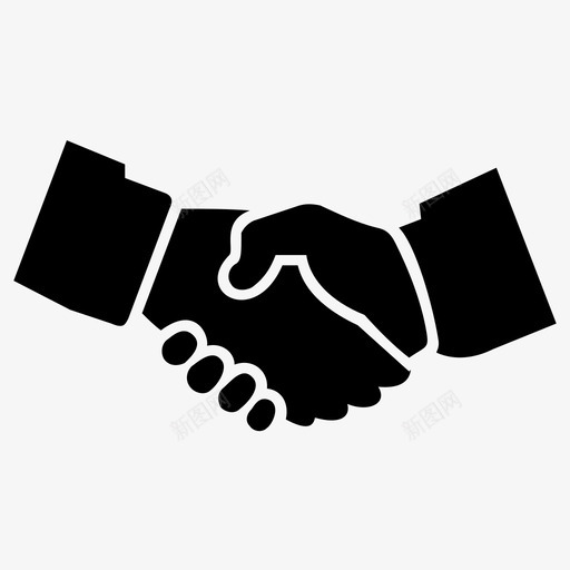 合伙协议业务图标svg_新图网 https://ixintu.com 业务 交易 协议 合伙 合作 握手