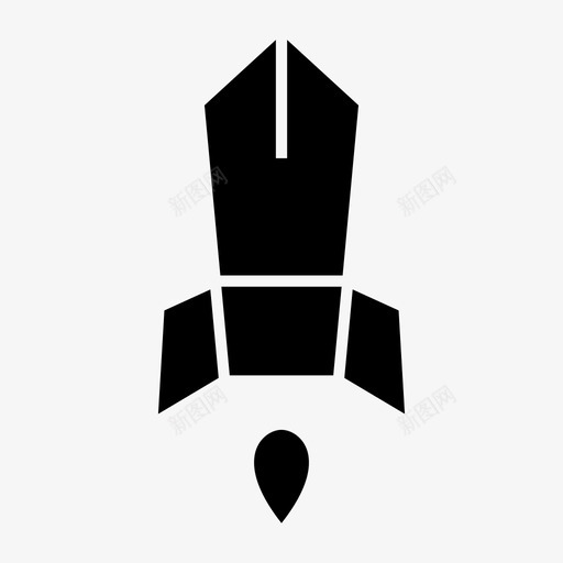 火箭发射太空任务图标svg_新图网 https://ixintu.com 任务 发射 天文学 太空 火箭 黑暗
